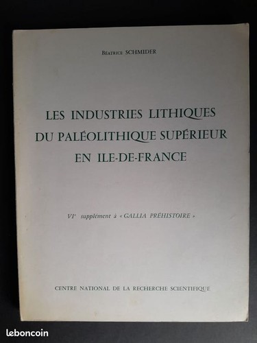 Les industries lithiques - les,
