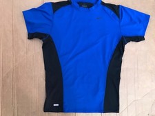 Men's Nike  Dri Fit Short Sleeve Compression ROYAL BLACK RN56323 SIZE XXL