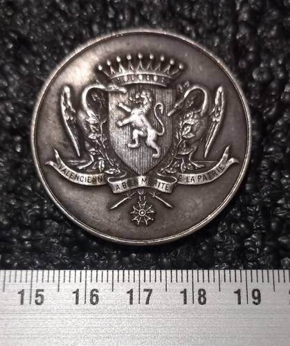 Médaille bronze argenté - médaille,