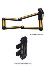 AUVRAY CITY LOCK antivol articulé pliant L 85 cm NIVEAU 6 avec support pour vélo