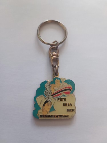 Porte clés bateau pêche - porte,