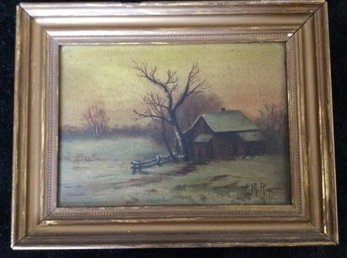 Oil painting beginning 20th - beginning,