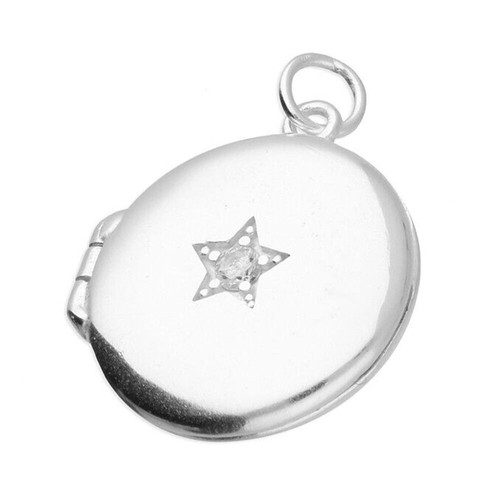 Médaillon rond argent - rond,