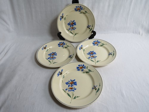 Assiettes plates faïencerie - assiettes,