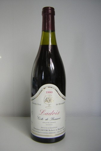 1990 bourgogne ladoix cote - 1990, de