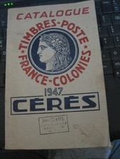 Ancien catalogue timbres - timbres, ceres