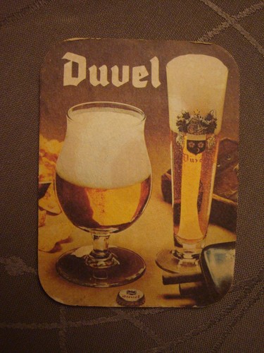Sous bock biere duvel - bock,