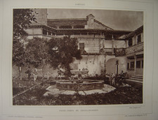 Photoglyptie Passe-temps de gentilshommes  Marcano Jose Maria Bernardo FORTUNY