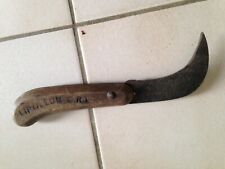 ANCIEN COUTEAU serpette  DE