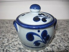 MOUTARDIER PEINT Main GRES  7 cm haut