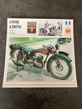 CARTE FICHE MOTO collection