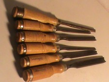 scultures s:bois; PEUGEOT/ LOT 6 GOUGES DIFFERENTES FORMES/ OCCASION