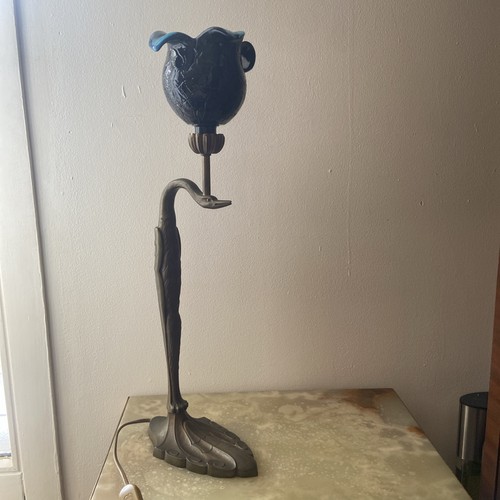Lampe charles ranc bronze - lampe,