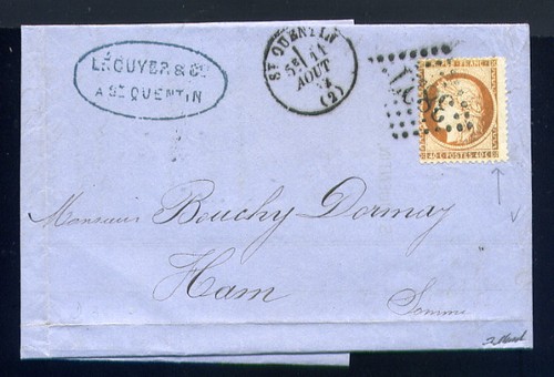 Belle lettre quentin - de, st