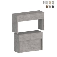 Ensemble de 2 rallonges 66-290 cm pour table à manger Pratika A + B