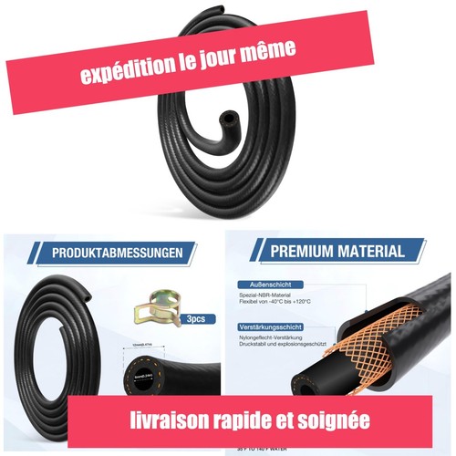 Tuyau carburant 1 m - tuyau,