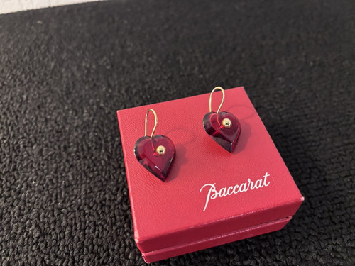Boucle oreille cœur rouge - cœur,
