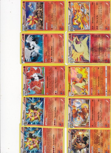 Lot x10 cartes pokemon - lot,