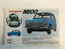 HONDA N600   brochure