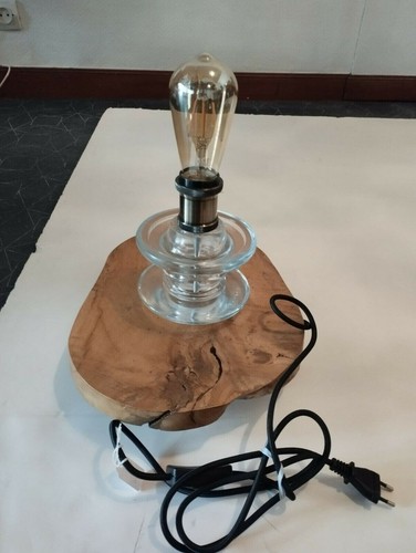 Lampe isolateur verre - isolateur,