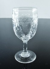 Ancienne verre pied - ancienne, en