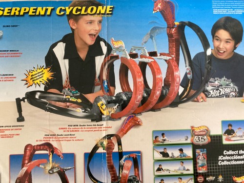 Hot wheels serpent cyclone - hot,