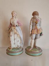 Couple De Statuette Porcelaine
