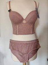 Bustier nude lurex Huit taille