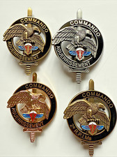 Brevet commando Aguerrissement  FORCE SPECIALE PARA  2 RPIMA   Lot De 4 Insignes