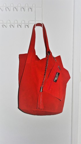Sac fourre tout - cuir, daim