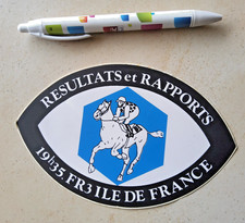 autocollant FR3 PMU tiercé