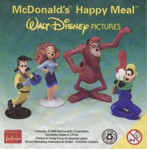 Lot jouets mcdonald - 4, mcdonald's