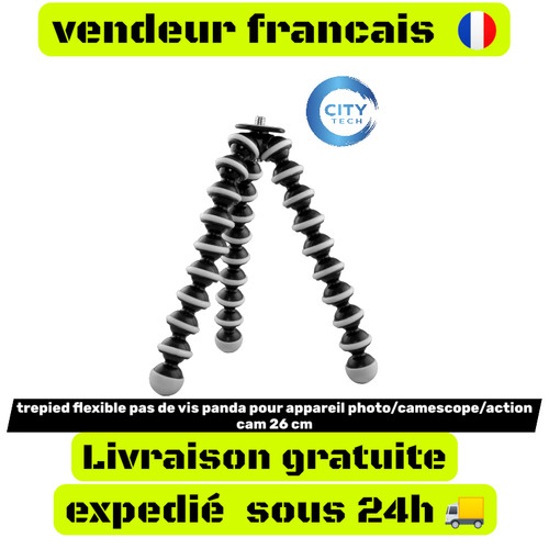Trepied flexible pas vis - pas, de