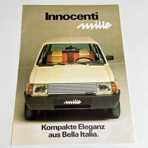 Innocenti mille 2p brochure - 2p,