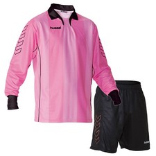 B - Ensemble Maillot Short Gardien de But Foot Rose Noir   Hummel T 116 / 128