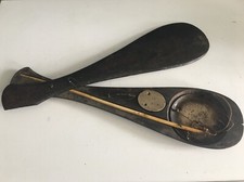 Ancienne balance opium dans étui bois Sud Chine Triangle d'or Bon état.