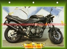 TRIUMPH 900 Speed Triple T301 T-301 1994-1995 Fiche Moto #007729