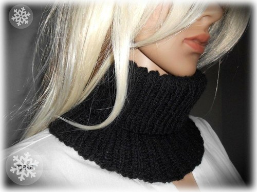 Snood echarpe tricot femme - echarpe,