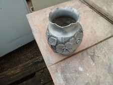 vase En Etain Art Deco Signe Houzeaux 1930