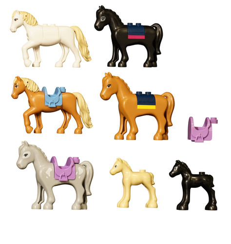 Lego friends cheval poulain - friends,