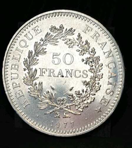 Francs hercule argent 1977 - francs,