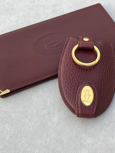 Cartier must burgundy - burgundy, leather