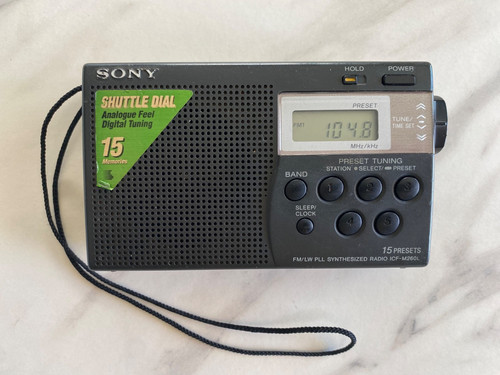 Radio sony icf m260l - radio, icf-m260l