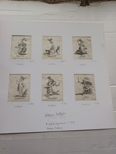 6 GRAVURES ANCIENNES JACQUES