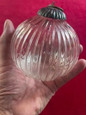 Grosse boule de noel en verre