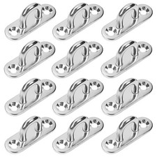 12 Pièces Platine Oeil INOX