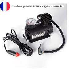 Gonfleur Pneu Voiture Compresseur d'Air 12V Robuste 300PSI  Pompe Métal Pro