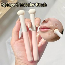 Brosse De Mélangeur De Maquillage De Bouffée De Poudre Avec Poignée Éponge /