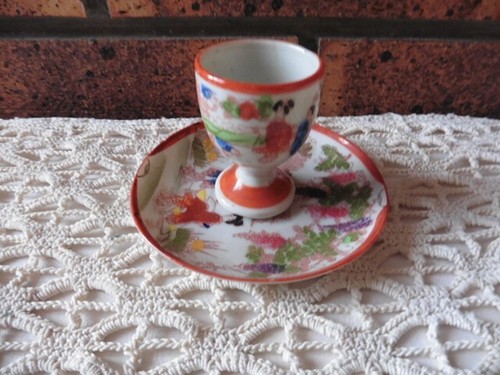 Ancien coquetier avec coupelle - coquetier,