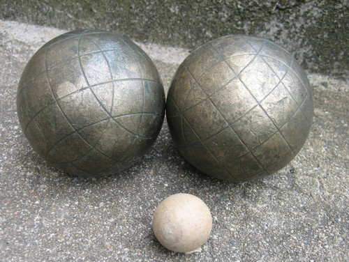 Ancienne paire boules de - ancienne,
